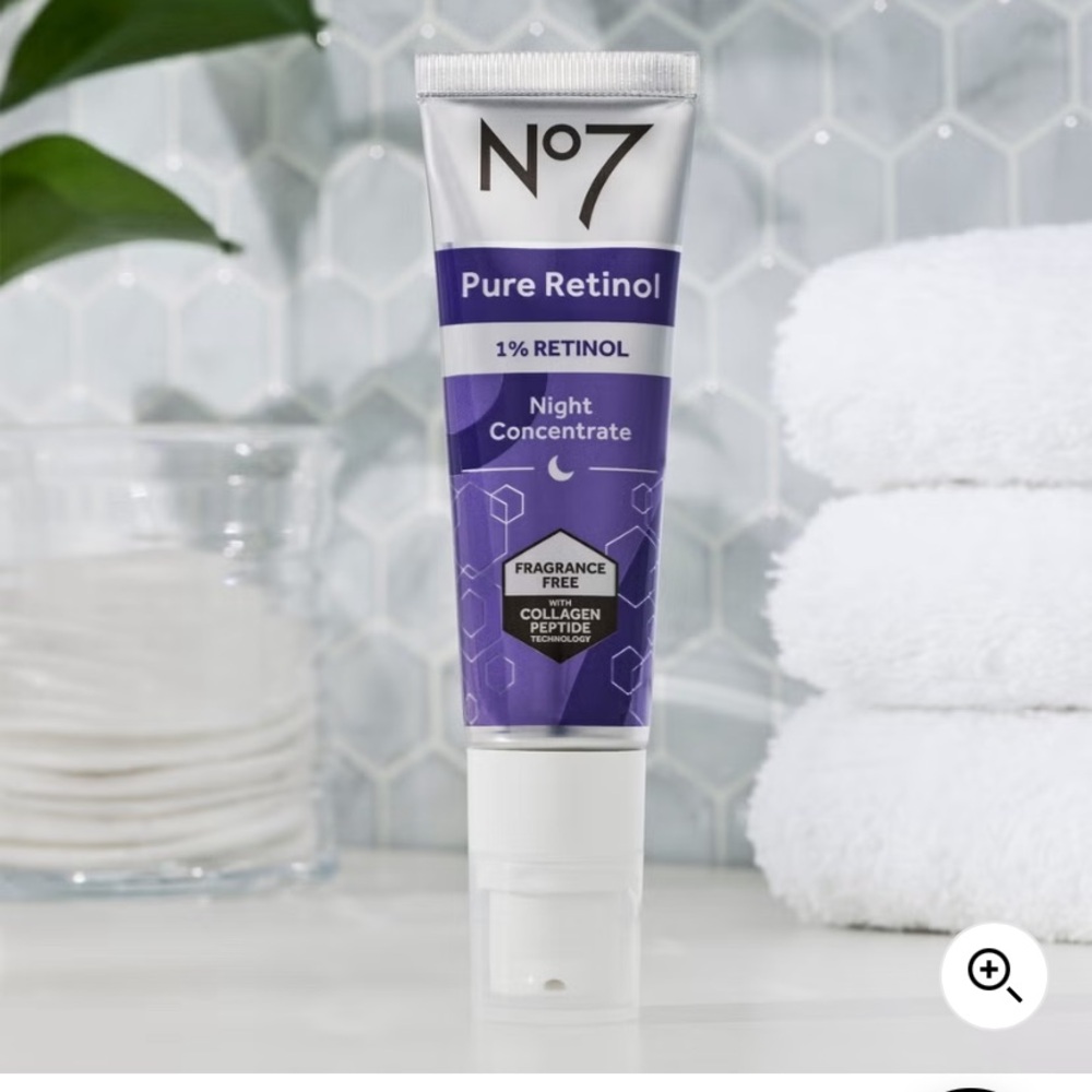 No 7 Pure Retinol 1% Retinol Night Concentrate. Full sized products. 1 Fl Oz